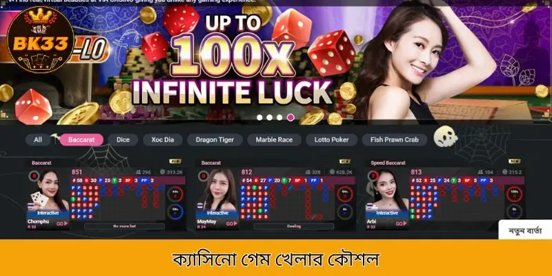 ক্যাসিনো গেম খেলার কৌশল